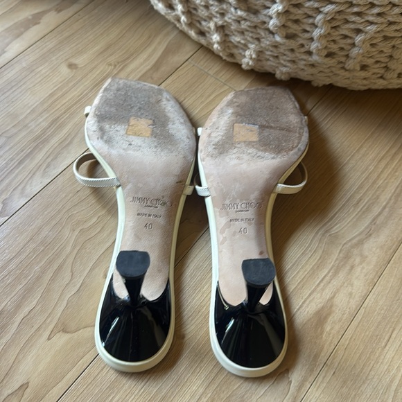 Jimmy Choo Ria Square-toe Patent Leather Mule - Picture 6 of 8